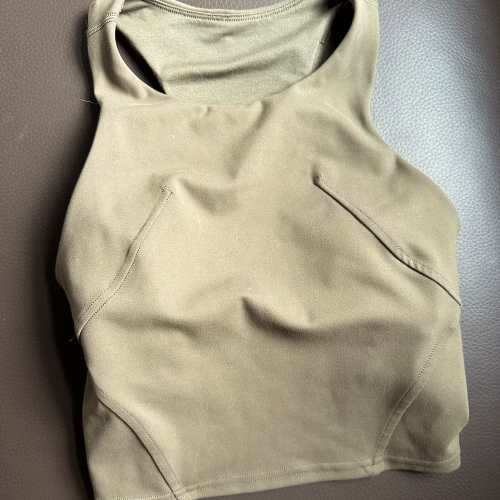 Women's Tan Sleeveless Top